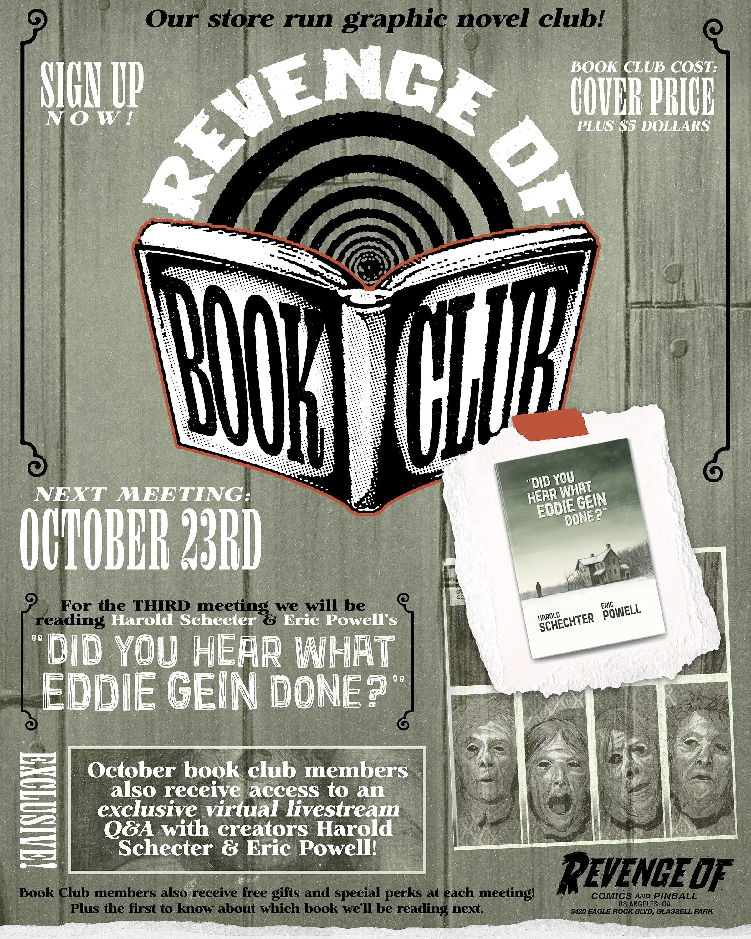 Revenge Of Book Club – Did You Hear What Eddie Gein Done? (Oct 2025 Meeting)