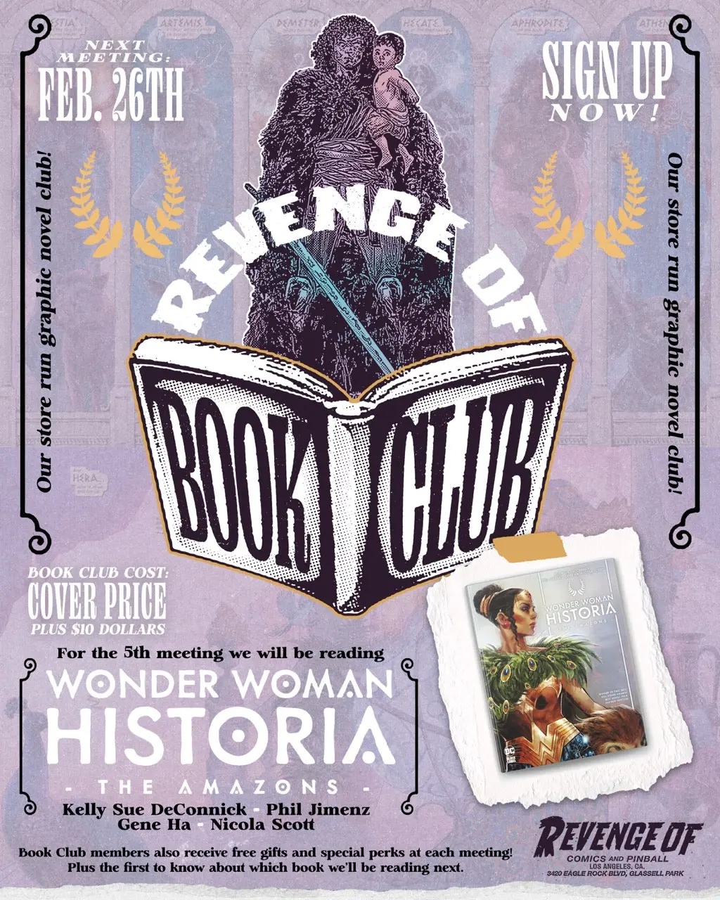 Revenge Of Book Club February 26, 2026 - Wonder Woman Historia: The Amazons