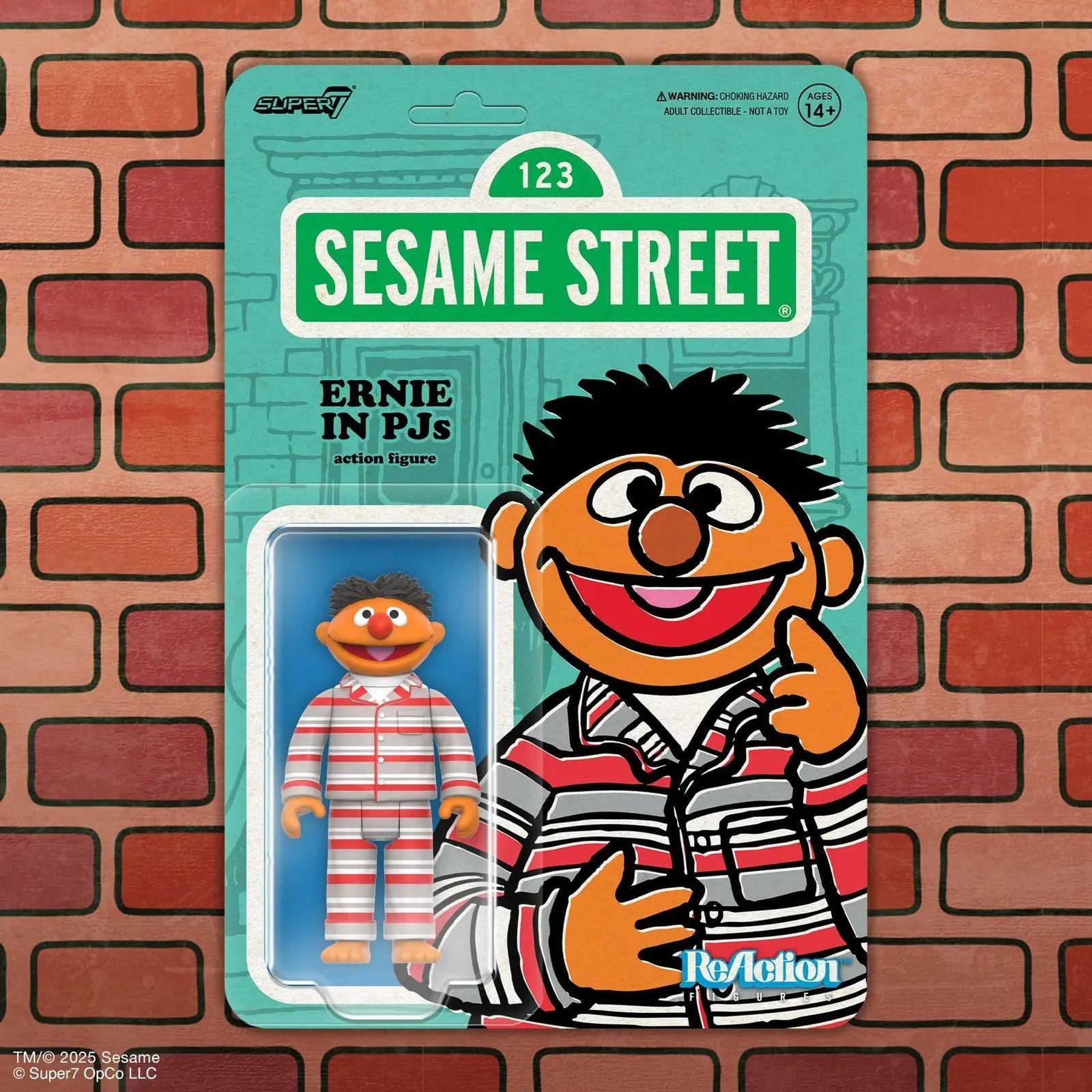 Sesame Street ReAction Wave 6 Ernie (PJs) - Image 2