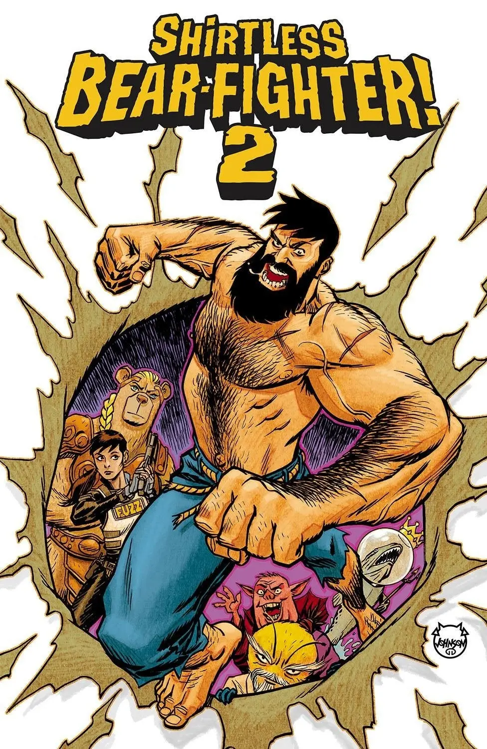 Shirtless Bear-Fighter 2 #1 (Of 7) Cvr A Johnson
