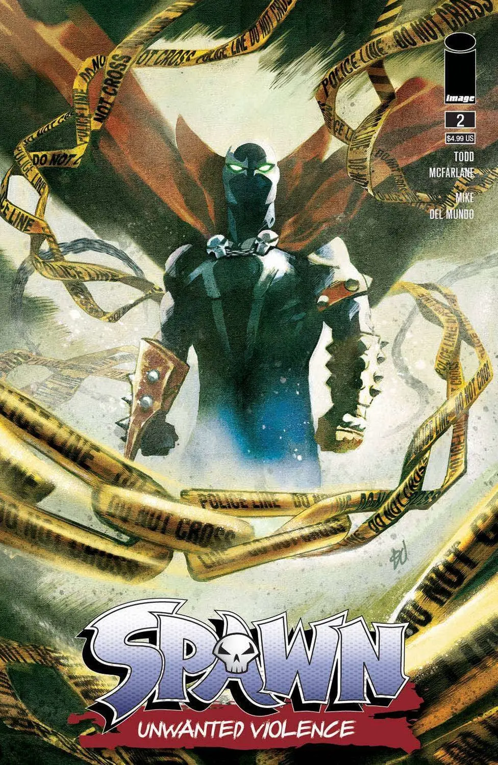 Spawn Unwanted Violence #2 (Of 2) Cvr A Del Mundo