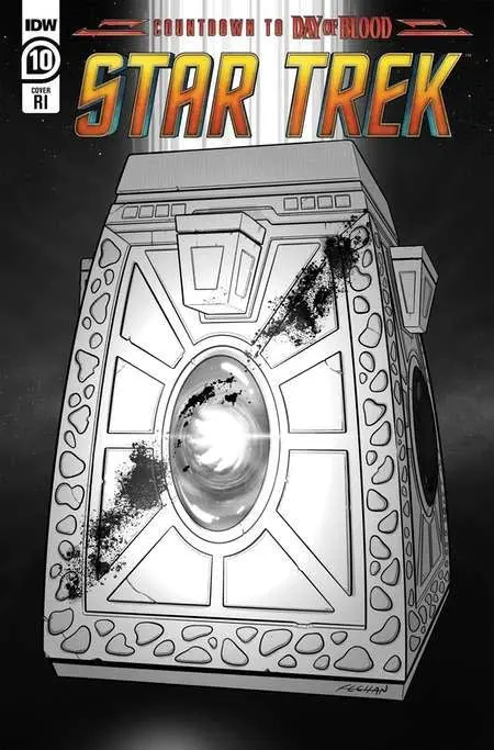Star Trek #10 Variant Ri (10) (Feehan B&W)