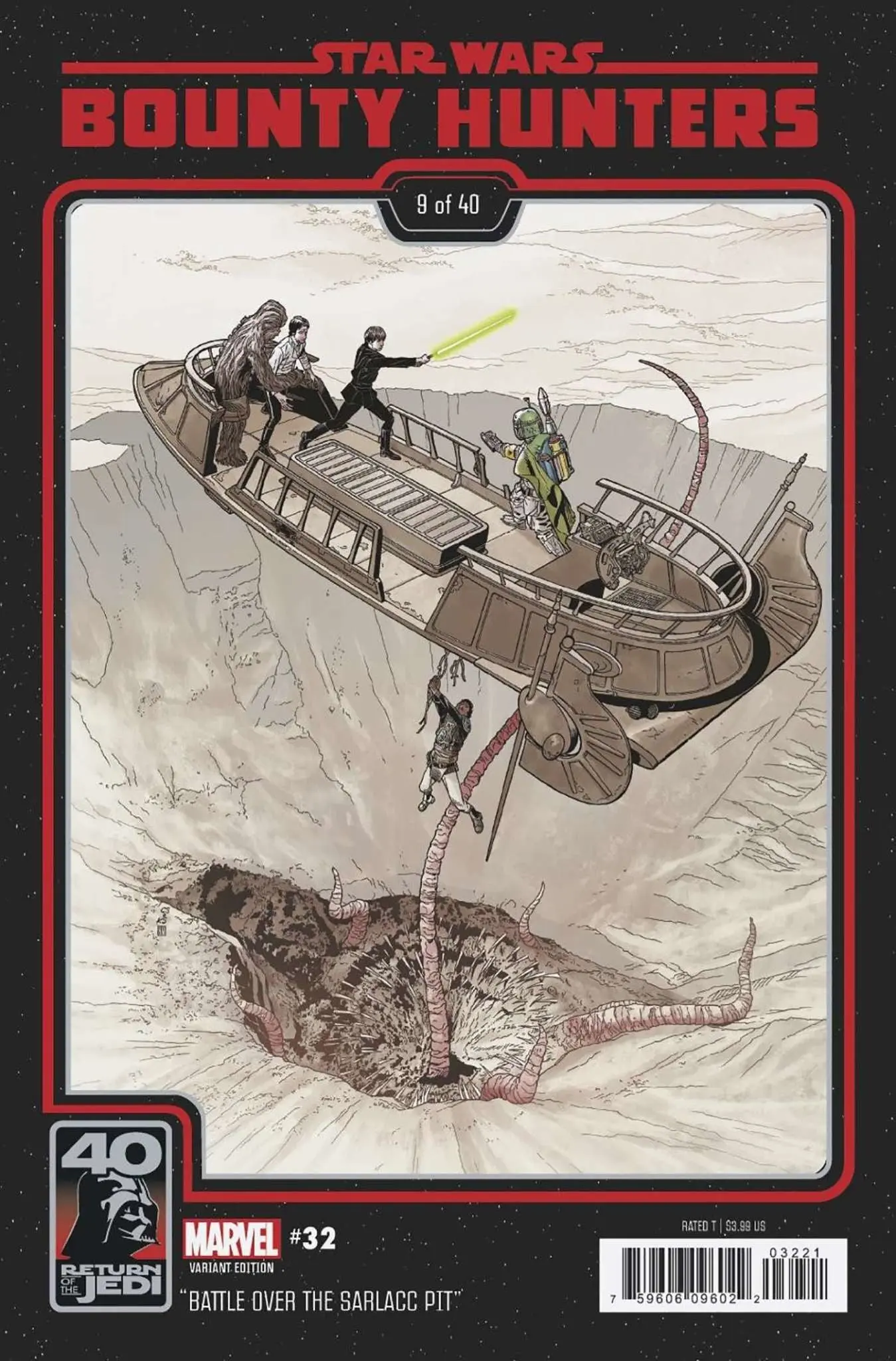 Star Wars: Bounty Hunters 32 Sprouse Return Of The Jedi 40Th Anniversary Variant