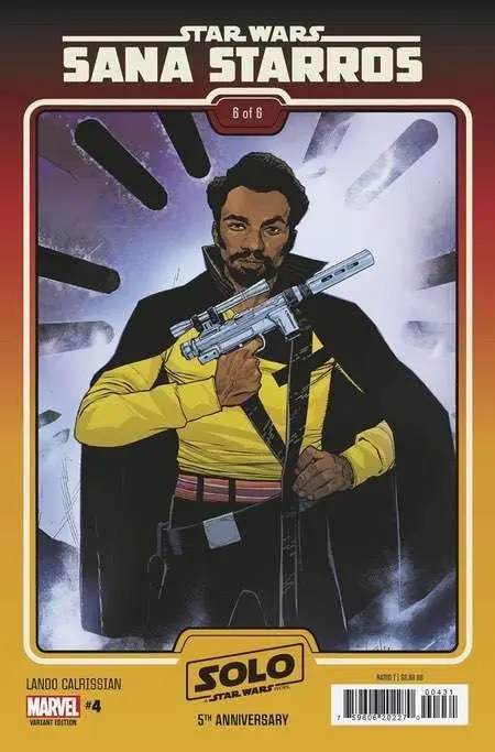 Star Wars: Sana Starros 4 Leinil Yu Lando Solo 5th Anniversary Movie Variant - Image 2