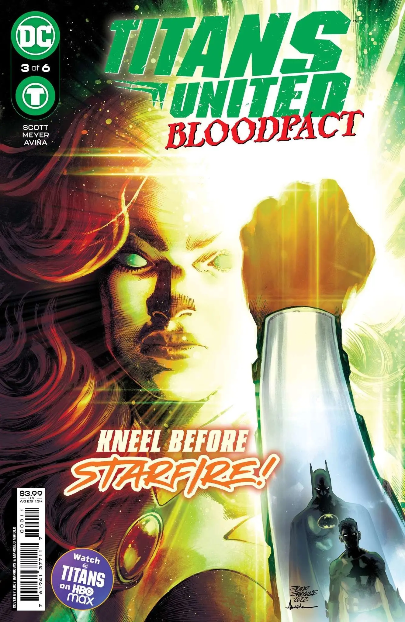 Titans United Bloodpact #3 (Of 6) Cvr A Eddy Barrows