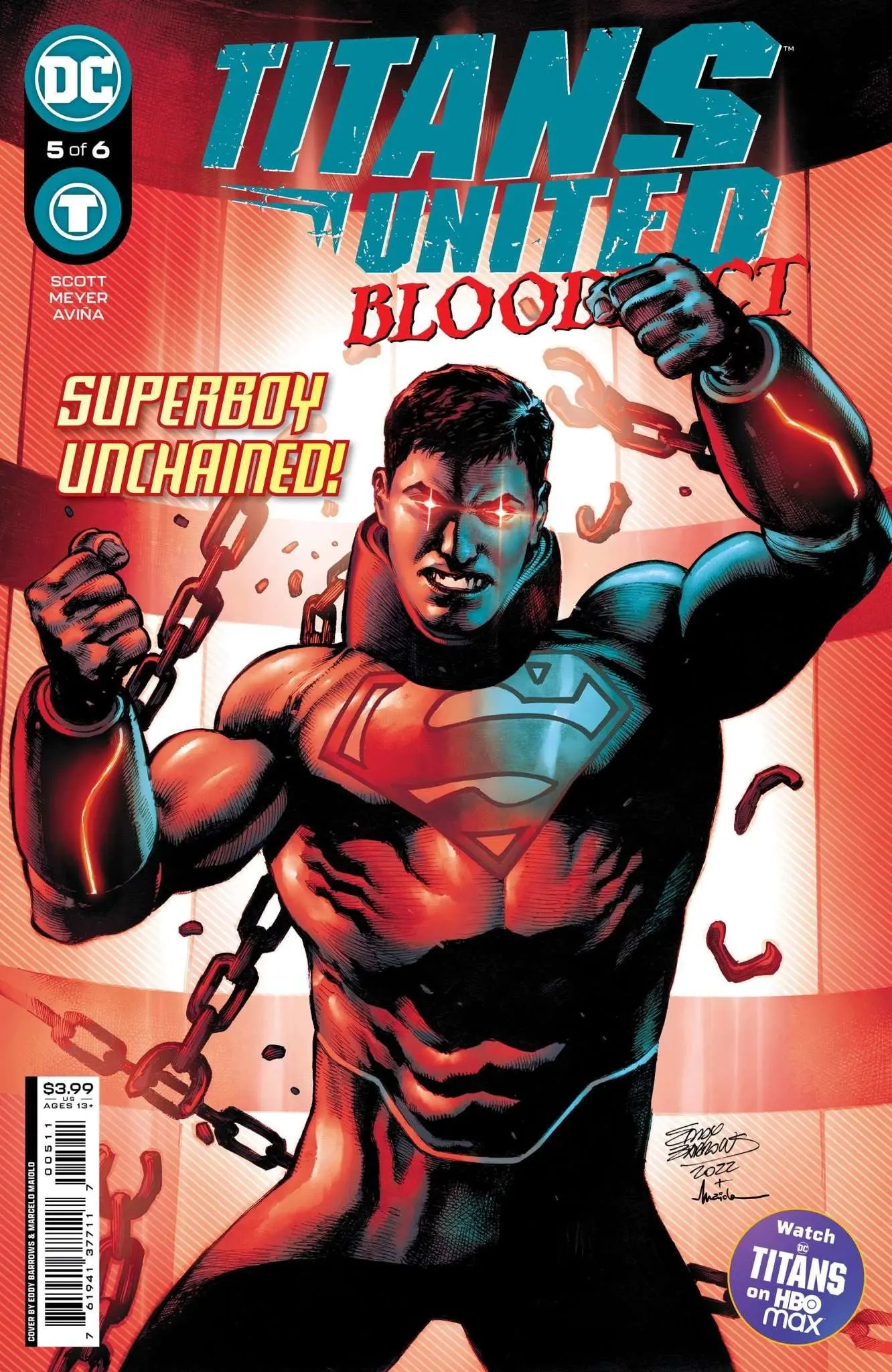 Titans United Bloodpact #5 (Of 6) Cvr A Eddy Barrows